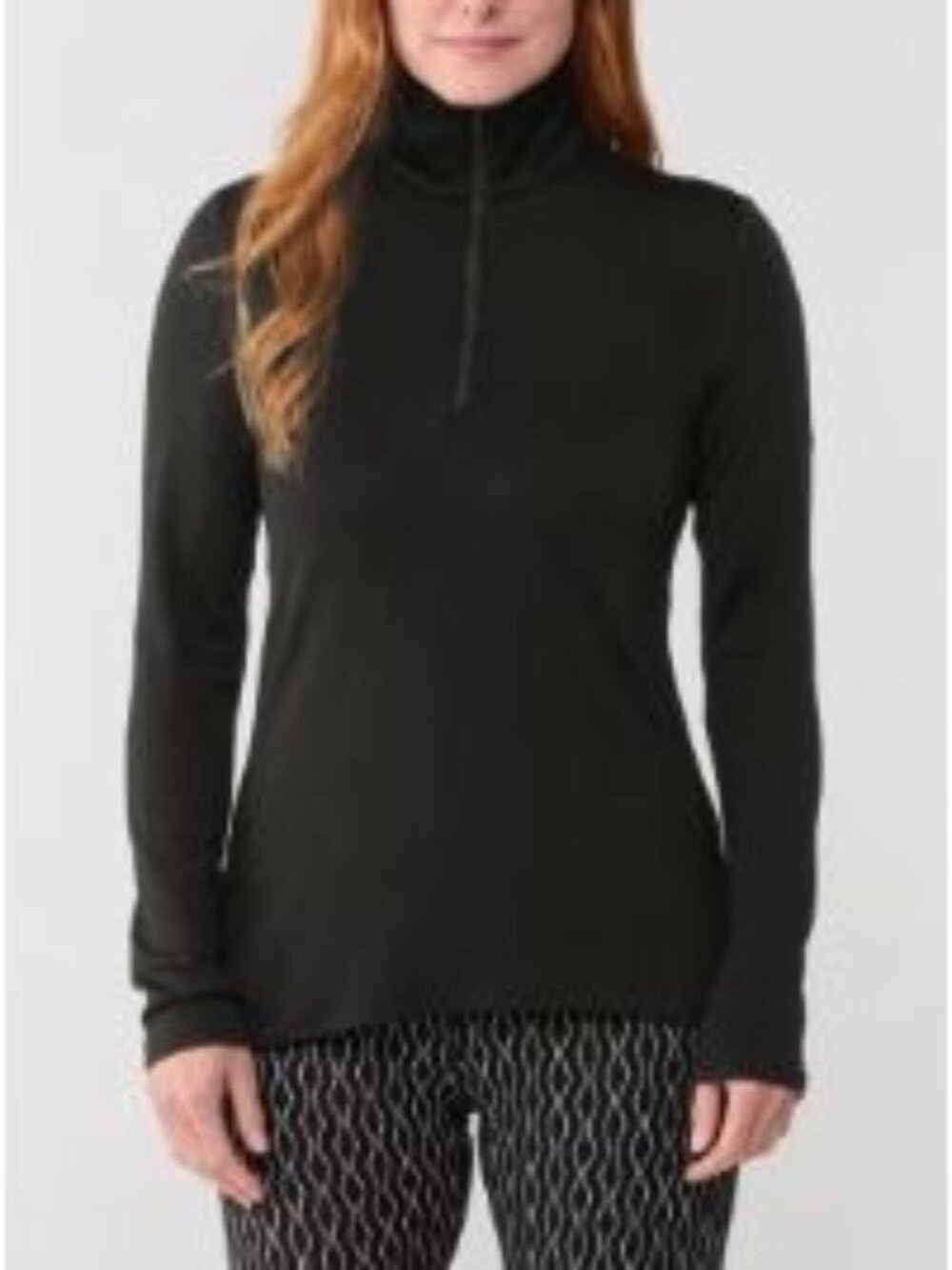 Icebreaker 260 Tech Half Zip Size Medium Women’s Merino Wool Base Layer NWT